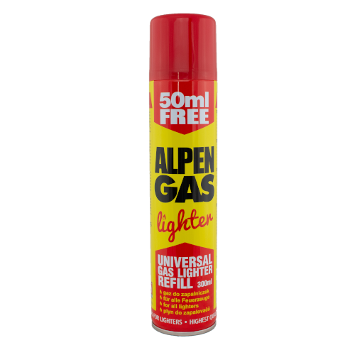 Pojemnik na gaz do zapalniczek o pojemności 300 ml.